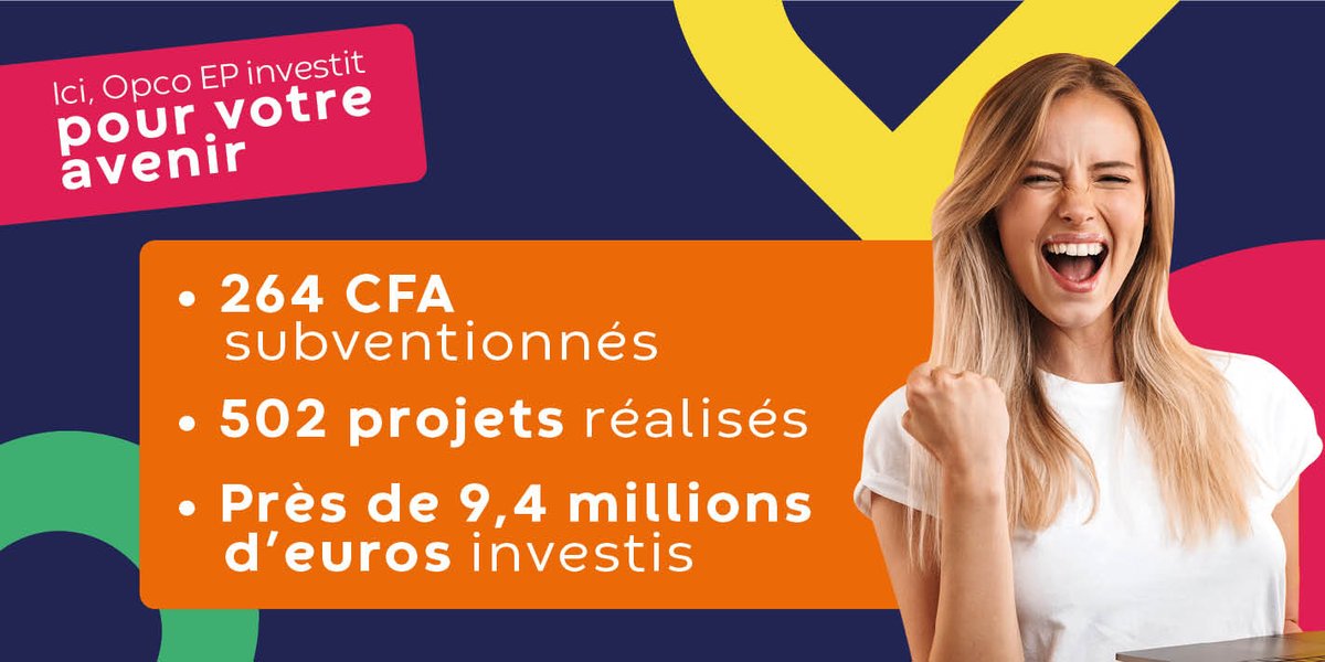 OPCO_EP's tweet image. Opco EP se mobilise pour permettre aux #apprentis d’apprendre dans les meilleures conditions.  
Ainsi, Opco EP subventionne les CFA pour l’acquisition de matériel pédagogique nécessaire aux #formations visant les #métiers de son champ d’activité ! 1/2