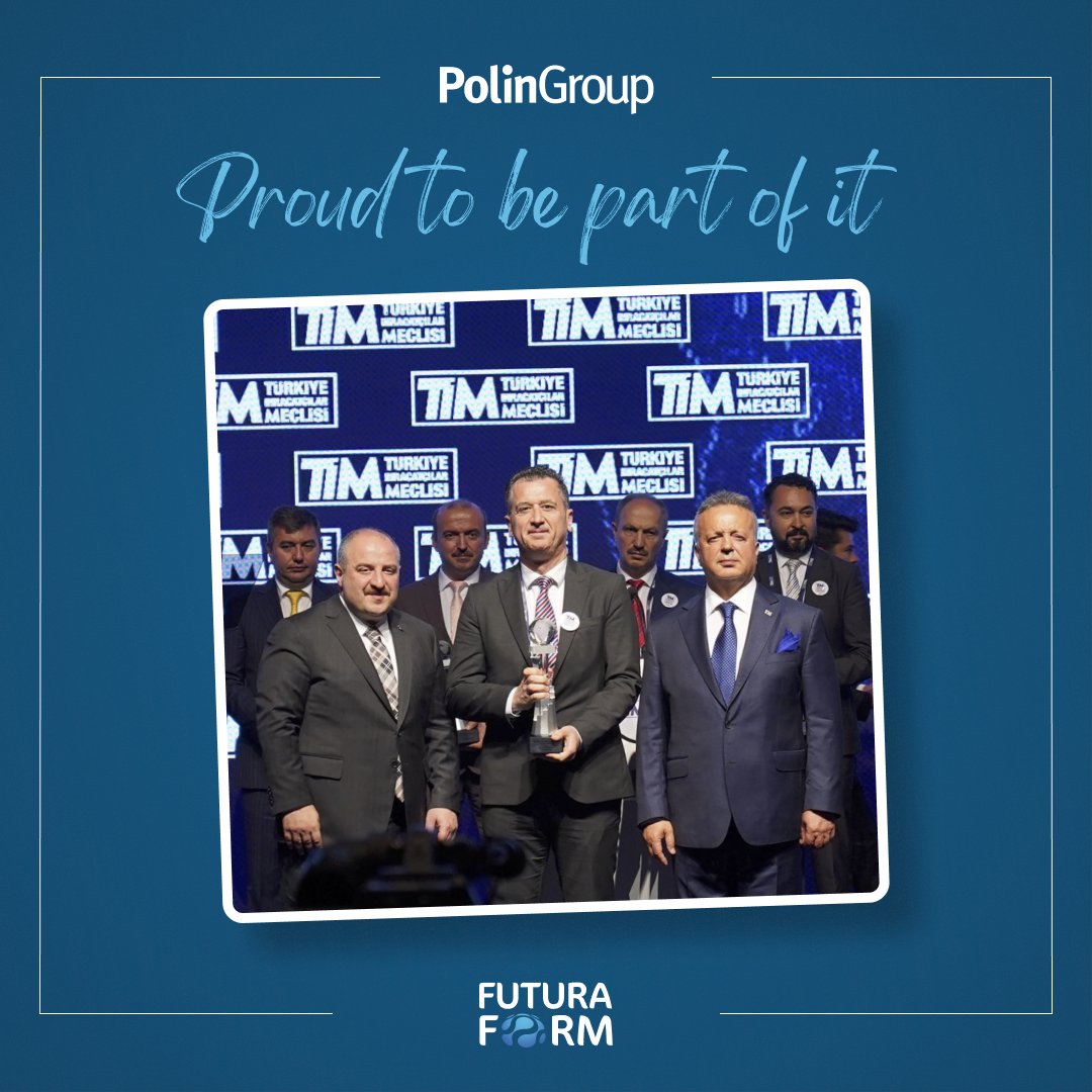 FuturaForm's tweet photo. .@turkihracat tarafından düzenlenen İhracatın Şampiyonları Ödül Töreni'nde Polin Group, Diğer Sanayi Ürünleri kategorisinde İhracat Şampiyonu ödülüne 6.kez layık görüldü. #PolinGroup’un bir parçası olarak bu büyük başarıdan dolayı gurur duyuyoruz. https://t.co/xplURJ3G82
