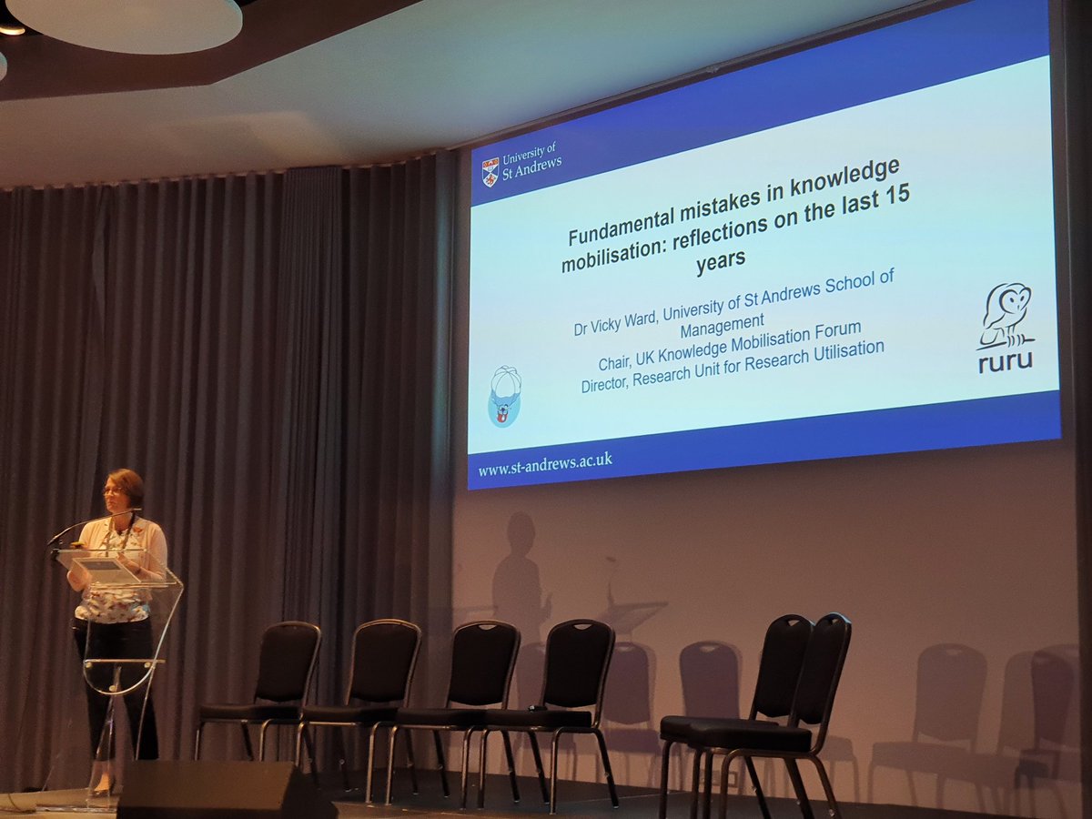 fuse_online's tweet photo. Our first keynote speaker @VLWard embraces the theme of #SetbacksAndSuccesses to reflect on 15 years of fundamental mistakes in knowledge mobilisation. #FuseKEC22 https://t.co/LGuryZE3Zt