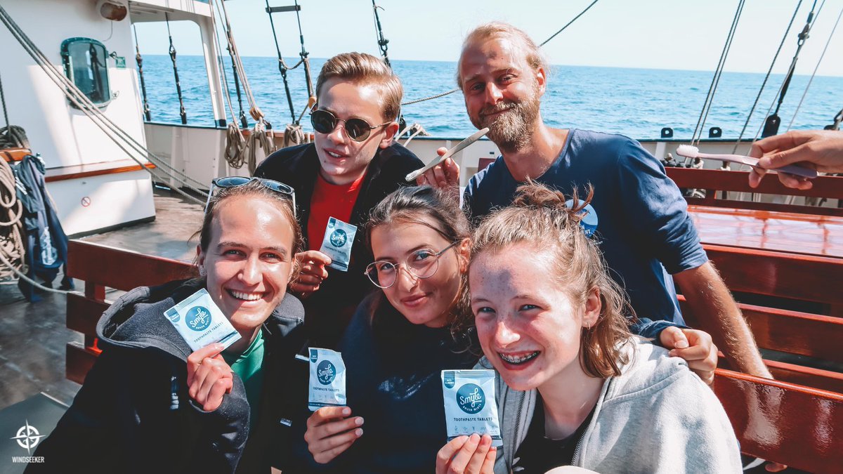 WindseekerAtSea's tweet photo. Did you have troubles packing for your first sailing journey? Was the kitlist helpful?
Pictured: Exchange@sea participants with their Smyle toothpaste tabs and bamboo toothbrush
#packing #holidays #sailing #kitlist https://t.co/0rkdiA0vPF