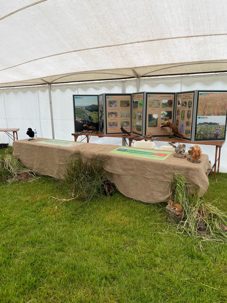 Out &amp; about with Becky and the Educational Trust, this time at Wooler in Northumberland for the Glendale A.S. schools educational countryside day. A little late getting going but very busy eventually