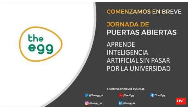 Pues ya estamos en la línea de salida, nos vemos hoy por la tarde a las 18:00.

Espero que os guste lo que hemos preparado para vosotros. Se ha hecho todo siempre desde el cariño y la artesanía.

Salud e #inteligenciaartifical !!!

Link de streaming: youtube.com/watch?v=6ZI8nl…