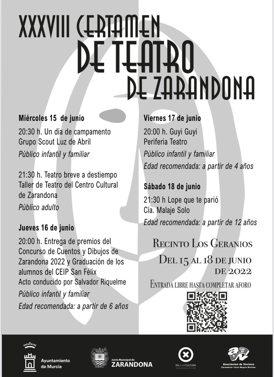 loretonmarcos's tweet photo. Esta tarde da comienzo nuestro Certamen de Teatro. Un año más, y después del parón obligado por la pandemia, vuelve un pedazo de cultura a #Zarandona para hacernos disfrutar desde los más pequeños, a los más grandes. #CertamendeTeatro #TeatroZarandona https://t.co/xsu7jkbyu2