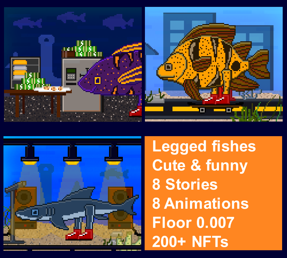 📈Hey crypto fam, stop looking at the crashing graph , it won't go anywhere for a while 

📸Do you know any #NFT animation project ?

💗Check out these fishes😆🐟

🔗All of the links in bio

#NFTartist #NFTCommunity  #NFTs  #NFTTHAILAND #NFTThaicommunity  #PolygonNFT #OpenSeaNFT