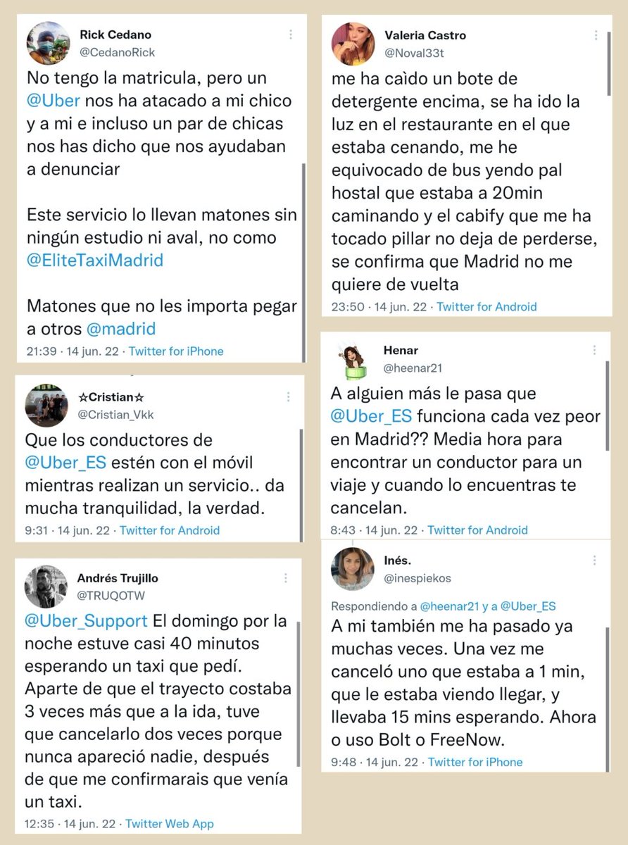 defensadeltaxi's tweet photo. 1.295 @consumogob @fiscal_es @DefensorPuebloE @facua @consumorg @CECUMadrid @ADICAE @consumidores

Conductores NO PROFESIONALES, incluso #Peligrosos

REHUSANDO SERVICIOS "poco atractivos"

   #FaltaDeProfesionalidad
               
#QuejasVTC #EstafaCabifyUber #Uber #Cabify #Bolt https://t.co/imQotVkHIk