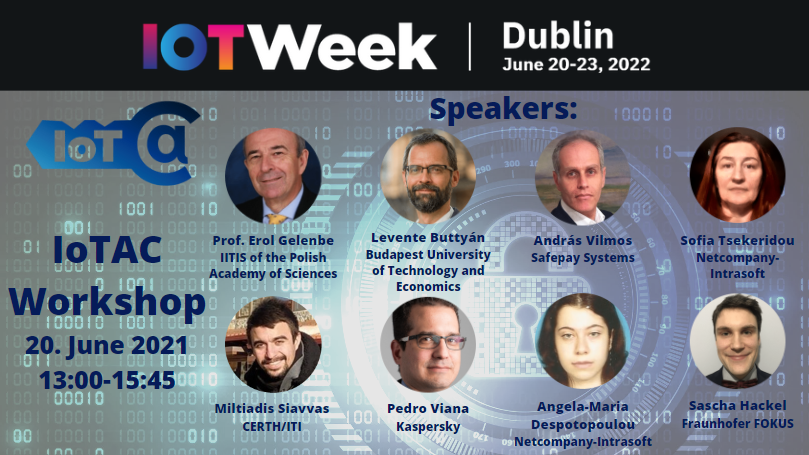 IoTACproject's tweet photo. Mark your calendar 🗓️ 20. June 2022 13:00-15:45!
#IoTWeek2022 @IoTACproject Workshop➡️https://t.co/nGNiRvKiAN 
#IoTsecurity #attackdetection #accessmanagement #runtime monitoring #SSD #gateway #DevSecOps #certification https://t.co/tlX59Q0O1W