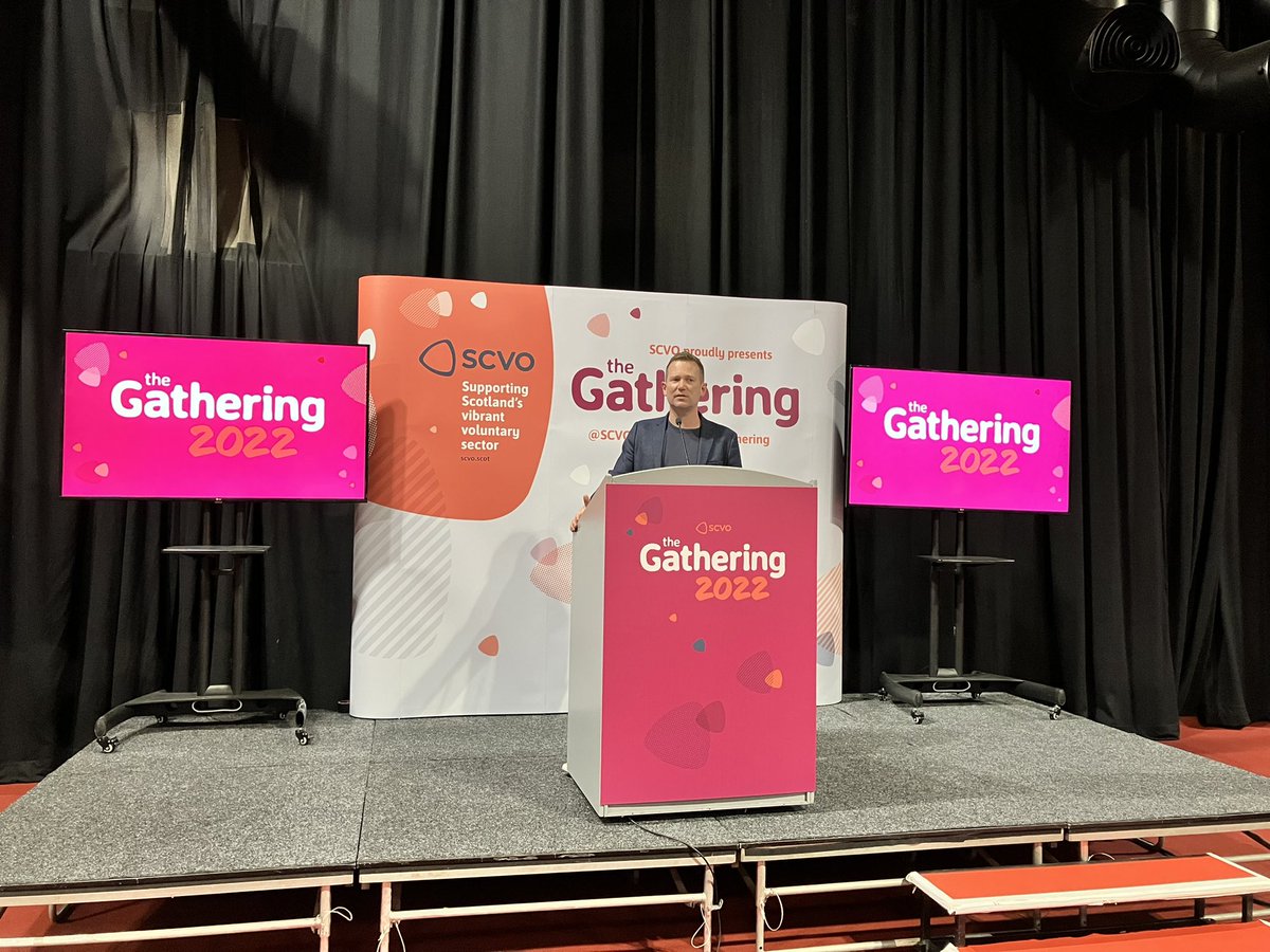 scvotweet's tweet photo. .@David_McNeill has opened the #SCVOGathering with a special message from @DollyParton and the @dollyfoundation ✨ https://t.co/2n1DgUjEUe
