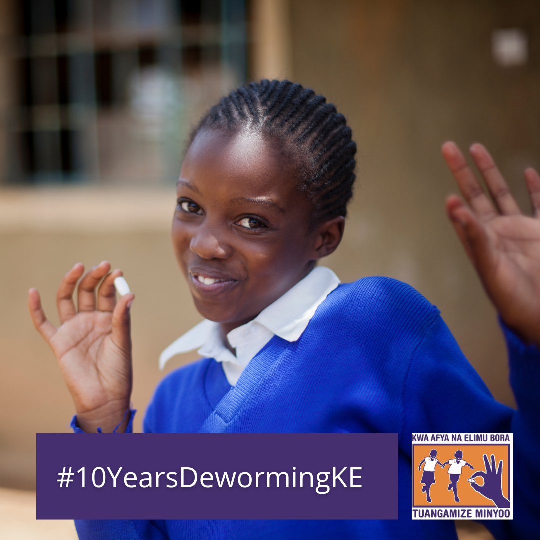 MOH_Kenya's tweet photo. The National School Based Deworming Programme initiative is jointly led by the Ministry of Health and the Ministry of Education with technical support from Evidence Action organisation. #10YearsDewormingKe https://t.co/cMp2PuF9If