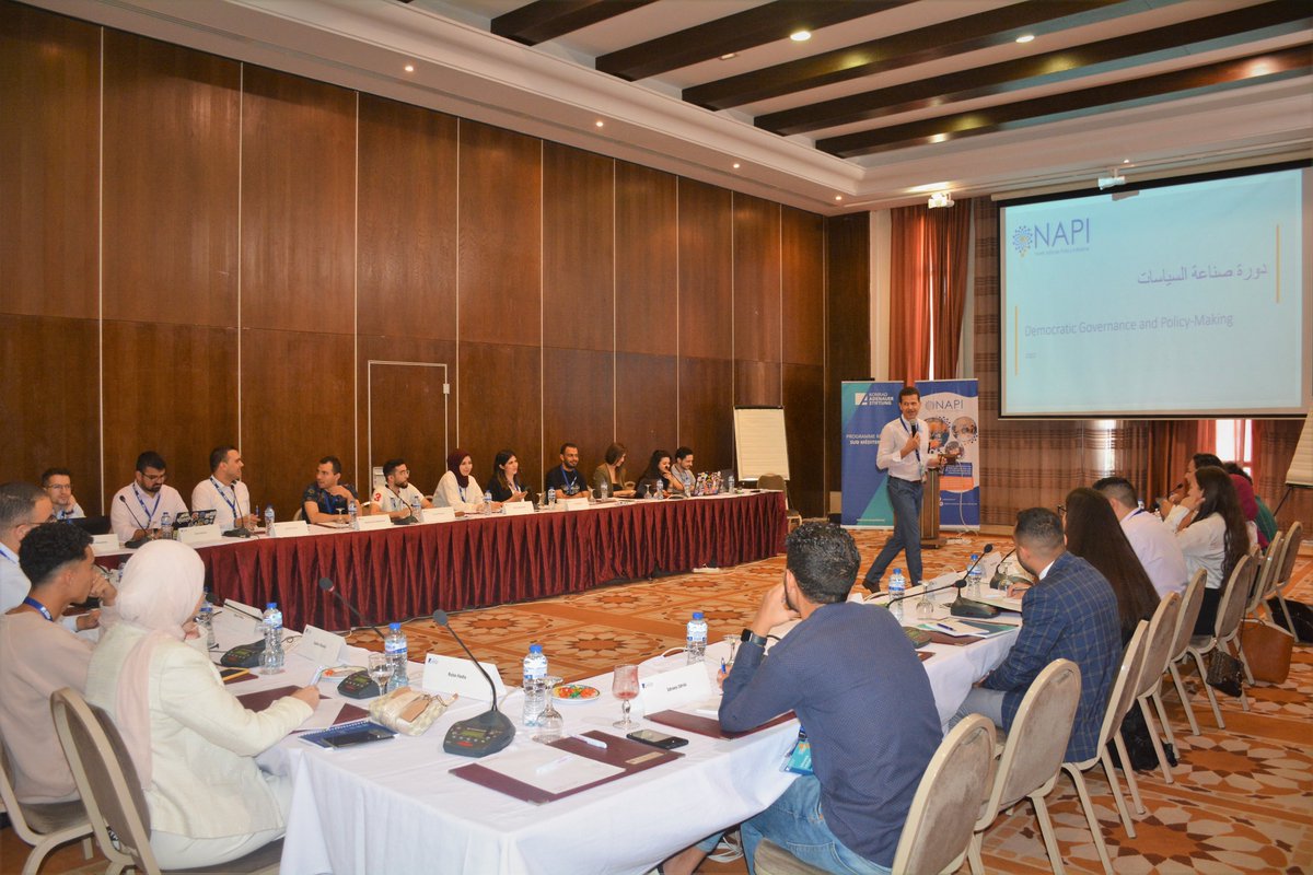 KASpoldimed's tweet photo. 🔛Day 2 of the MENA-LA 1st training session 
📍#Tunis🇹🇳
We are kicking off today with a presentation and 🗣️ discussion on participatory governance and policy making.
Stay Tuned...
#Youth #MENA #MENALA4 https://t.co/hNjka0UKml