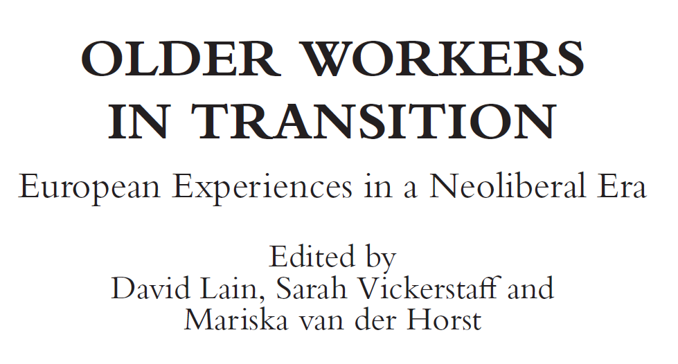 Finalising the proofs for this book, which is coming out in September from <a href="/BrisUniPress/">Bristol Uni Press</a>! It is edited with <a href="/VickerstaffS/">Sarah vickerstaff</a> and @MariskavdHorst and explores job transitions in older age drawing on qualitative research. Watch out for details!