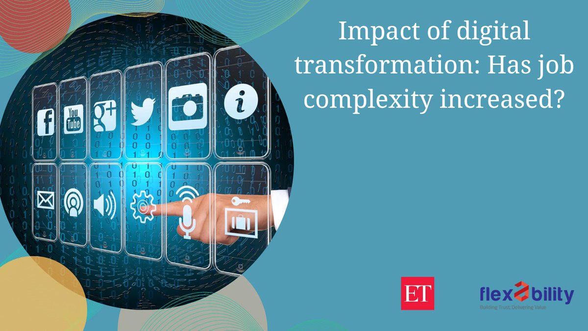 FlexAbility_RPO's tweet photo. Four in 10 employees think digital transformation may have increased their job complexity: Tap on the link to read the full article:
https://t.co/qgR2i4P3mY
#flexability #flextweet #digital #transformation
@FlexAbility_RPO https://t.co/DzmWWEWIMm