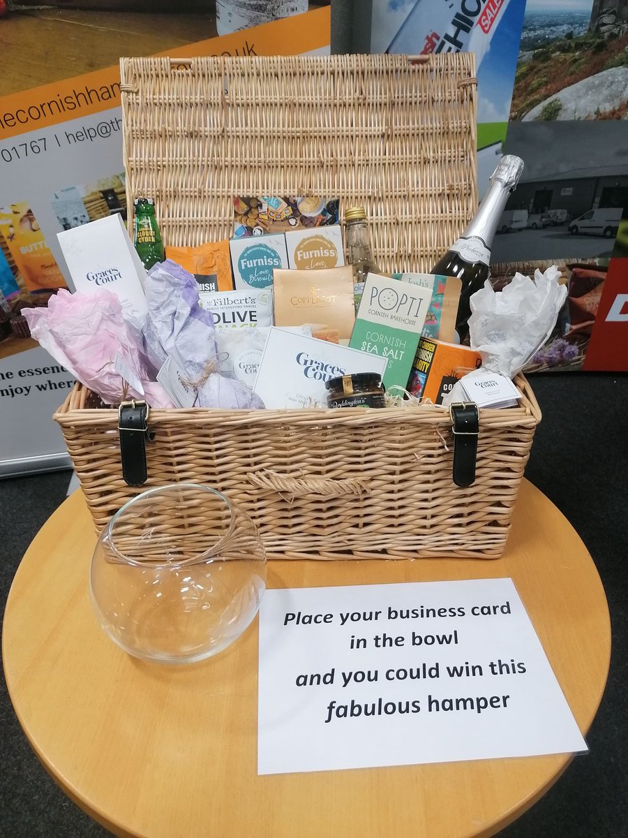 Today’s the day! We will be at the #CornwallBusinessFair from 11AM today, hosted at the Falmouth University Penryn campus.

Come and see us at stand 42, and chat about all things Cornwall. You might even take home this beautiful Cornish Hamper!

#CornwallBusiness #FalmouthUni