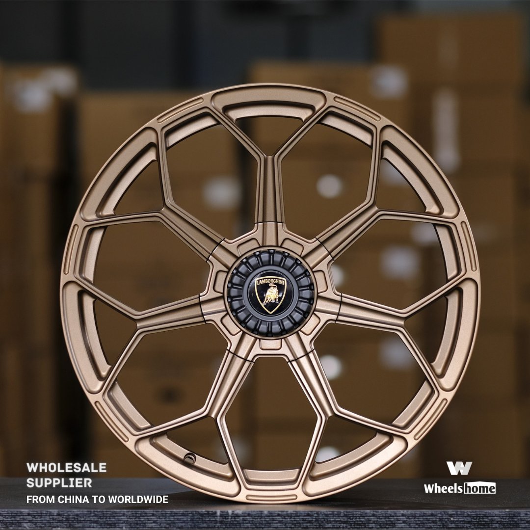 wheelshome's tweet photo. Turn heads with this high-performance, forged, Lamborghini replica wheel in bronze. We also customize wheels in various designs, colors, and sizes of your choice. 

Get in touch to get customized wheels. 

#ReplicaWheels #AlloyWheels #CustomWheels #DriveOnPerfection #SportsWheels https://t.co/iPcfKNBOmi