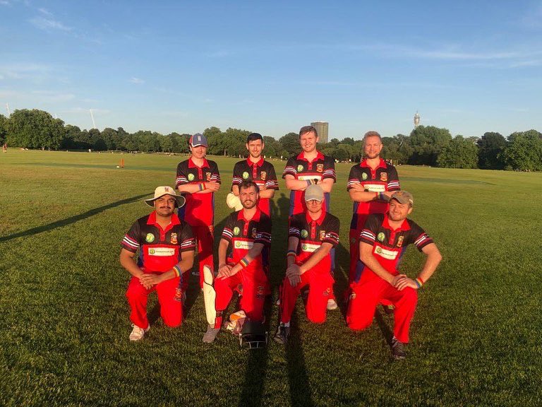 OLLCricketClub's tweet photo. A good effort from the boys yesterday but there was always too few runs on the board. As you can see from the main picture the OLLCC will be wearing Rainbow sweatbands for all games this June in celebration of Pride. Happy Pride 2022 🏳️🌈 #Pride #OLLCC https://t.co/VYW6V07mOO