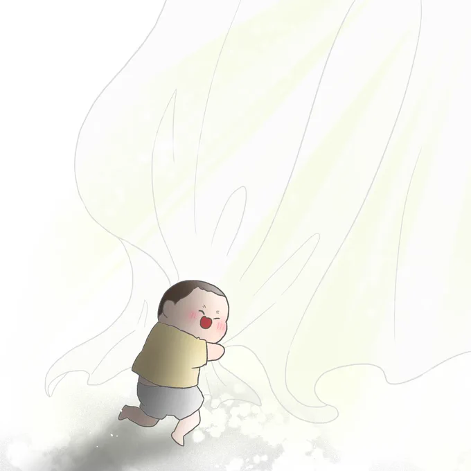 風と遊ぶ次男
尊い光景であった… 