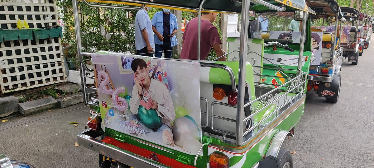 SpunkNini's tweet photo. Pawin's birthday Tuk-Tuk car is online. All Winionns  are welcome to punch in and @Winpww @winionn_th  

#Pawin 
#WinPawin   
#Winionn 
#HappybirthdaytoPawin   
#Winpw https://t.co/Jlb54tokyt
