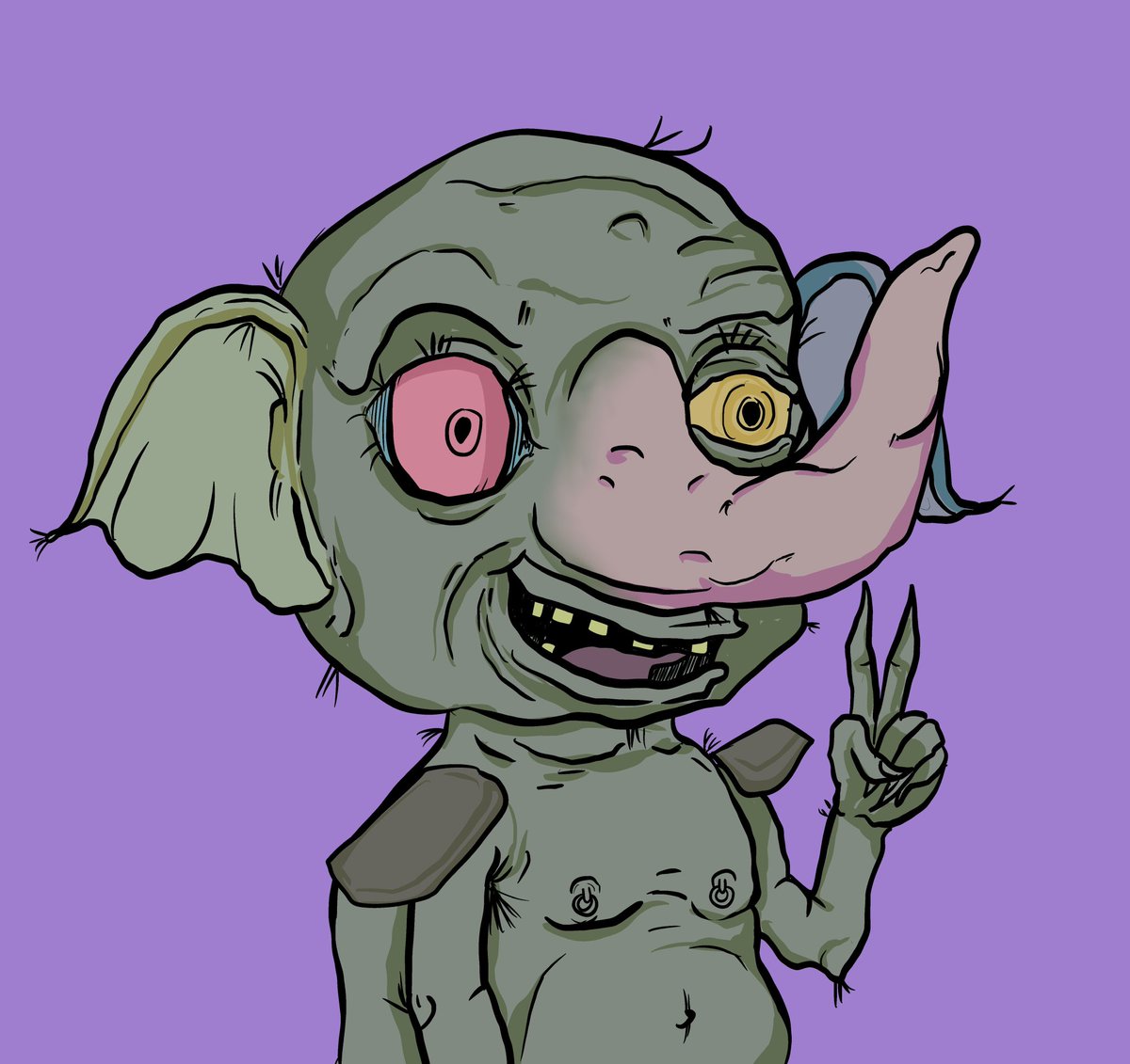 Goblin Elephant 😂😂😂 (สภาพเหมือนช้างแก่)