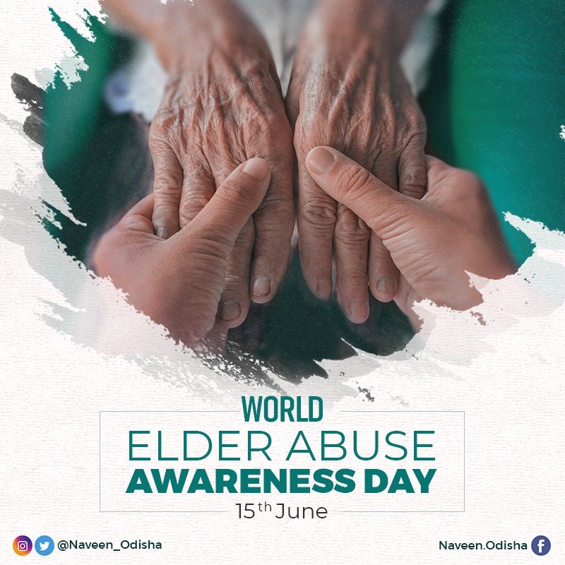 IpshitaaOdisha's tweet image. Elderly persons are indispensable threads of our social fabric and play vital role in guiding us on the right path. On #WorldElderAbuseAwarenessDay, let us pledge to take extra care of our elders and give them the love and respect they deserve. #WEAAD2022