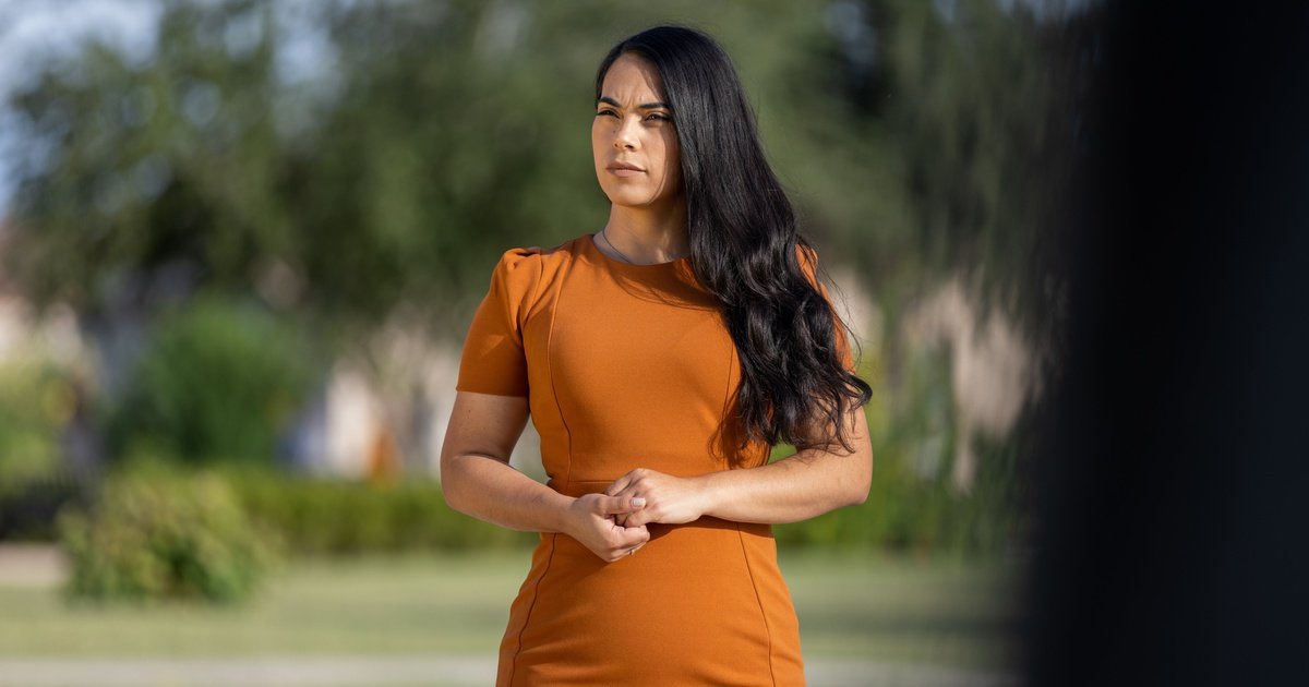 KariLake's tweet photo. This STUNNING Republican Woman just flipped a House seat in Texas. 

Her district is a -13 district. 

She won it with +7 points. 

It’s time to stop calling it a “Red Wave” 

Brace yourselves for a RED TSUNAMI. 

Well done, @MayraFlores2022! https://t.co/MrAkzffY73