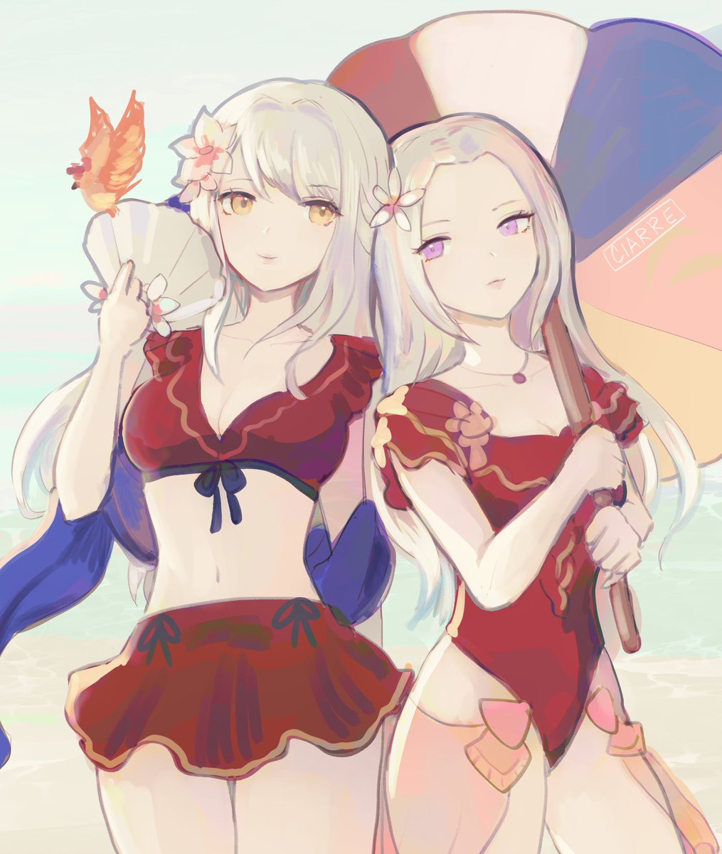 summer silver haired maiden(s)