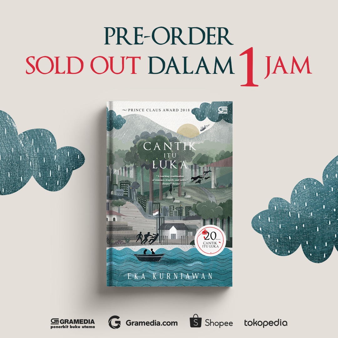 bukugpu's tweet photo. ๐ฅ Dag dig dug, mendadak mumet, kok ada error segala, tetapi dibalik itu semua TERIMA KASIH BANYAK ATAS ANTUSIASMENYA! ๐ #CantikItuLuka @gnolbo edisi #20TahunCantikItuLuka SOLD OUT dalam 1 JAM.
Psssttt... Nantikan batch 2!
(waktunya kapan, akan diumumkan segera)
#bukugpu https://t.co/8annD9NKBr