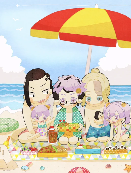 お兄ちゃんとバイク屋さんと、ルナマナの夏休み🏖 