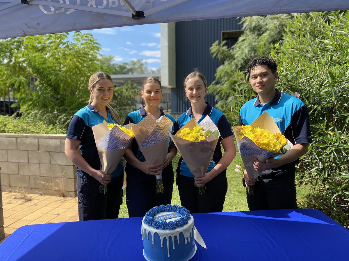 We’ve farewelled our four third year nursing students before they do their final clinical placements and then graduation in December. Our nursing students do most of their studies at our Mt Isa campus with full access to JCU resources &services. #jcu #murtupuni #mcrrh