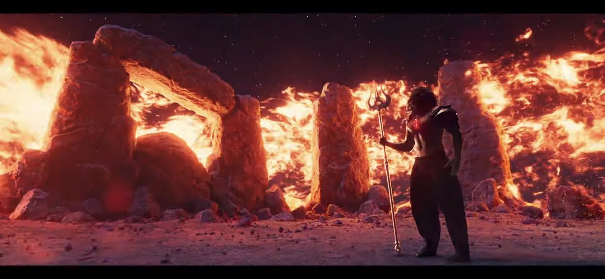 SumitkadeI's tweet photo. Such grand visuals are never seen before in India cinema.. The Lord Hanuman shot is absolutely OUTSTANDING.. We dont have even 20% budget what Hollywood has still Ayan mukerjee has achieved something surreal on VFX front.. Support it-  #Brahmastra #BrahmastraTrailer https://t.co/0t3Rf8ttKX