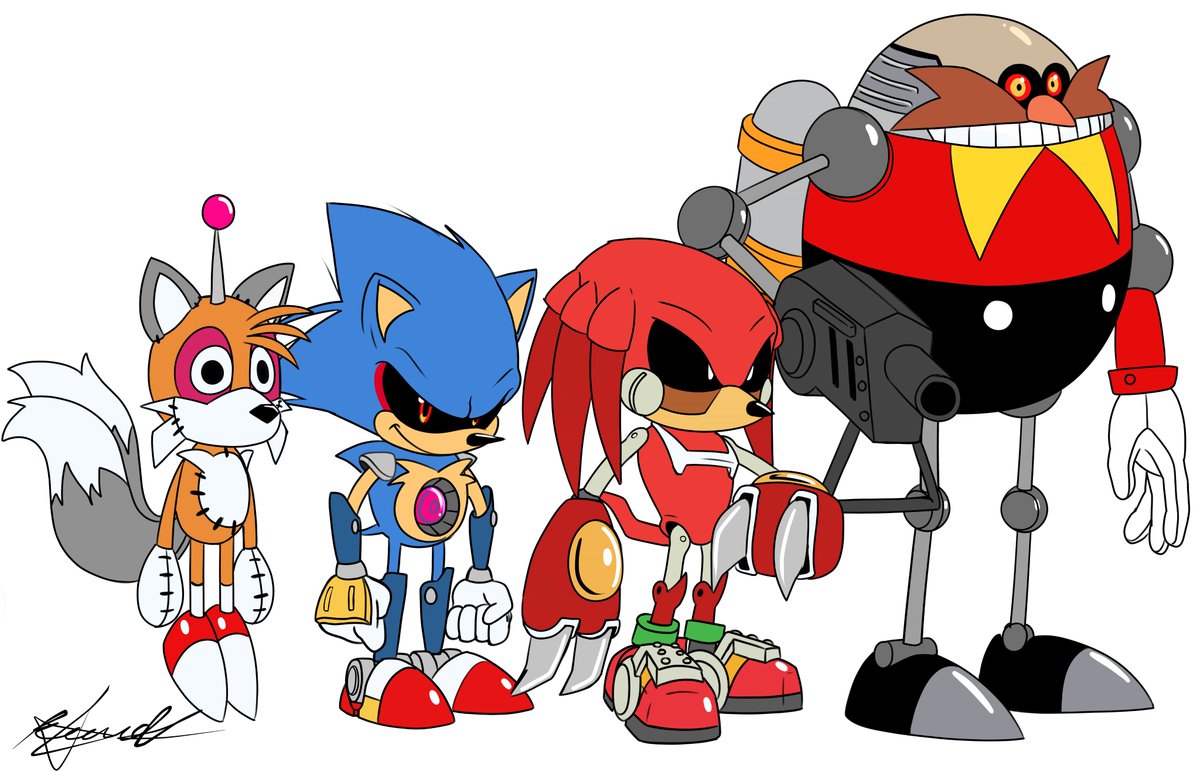 Sonic EXE vs Metal Knight Knux — Weasyl