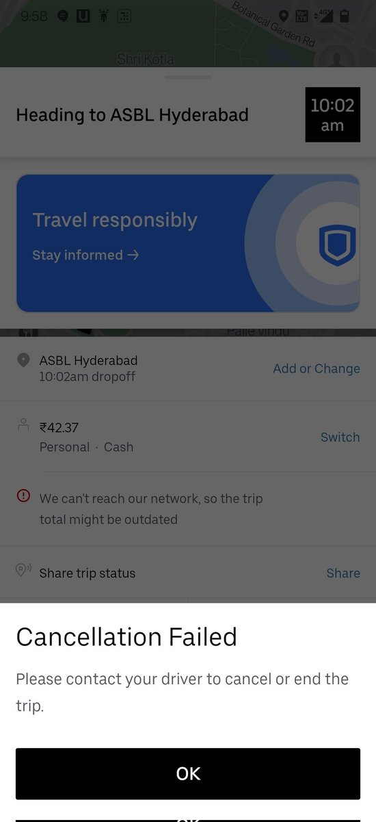iatinman's tweet photo. @Uber_India @UberINSupport @Uber_Support @Uber This driver started the trip without even moving towards my location, went towards my destination location, ended the trip, and now I have to pay for his leisure trip? #uberdriver https://t.co/aVbnwaoEZ6