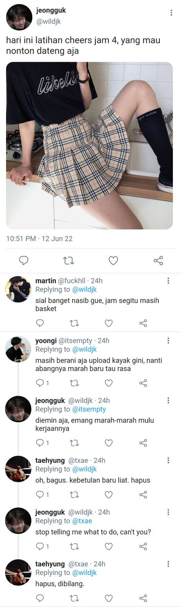 llowrent's tweet photo. Taekook mini au 🔞

— Paso

Dosa terbesar Jeonggvk yaitu melupakan fakta bahwa Tæhyung adalah kakak tirinya. Seseorang yang seharusnya tidak ia desahkan namanya. https://t.co/XwbHuFAcT4