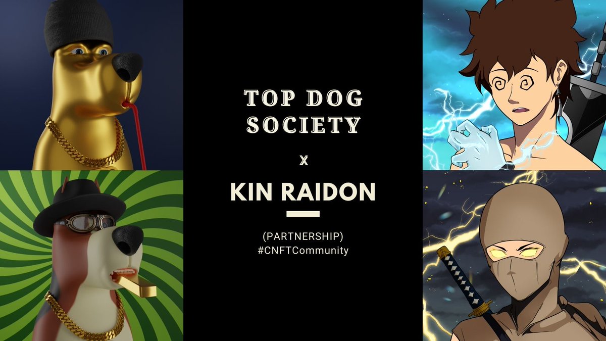 Kin Raidon x Top Dog Society

🏆 WIN
12x WL spots for 
<a href="/KinRaidon/">Kin Raidon (Mint Live)</a>
 
TO ENTER: 
1️⃣ Follow <a href="/KinRaidon/">Kin Raidon (Mint Live)</a> &amp; <a href="/TopDogSociety/">Top Dog Society | CNFT</a>
2️⃣ Like, RT &amp; Tag 3 friends
3️⃣ Join both Discords:
-discord.gg/kinraidon
-discord.gg/topdogsociety
4️⃣ React in the #giveaway channel

24 HR
#CNFTGiveaway #CNFT