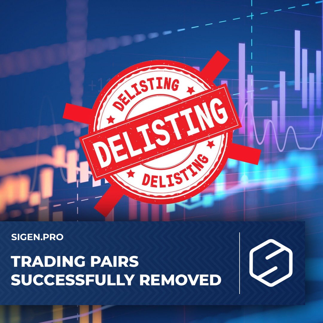 SIGENpro's tweet photo. Trading pairs BAT/BNB, SHIB/BNB, SUSHI/BNB, WBTC/BTC, WBTC/ETH have been successfully removed.

The EVER/BTC pair was left because it is needed for the EVER rate on P2P.

Sincerely, https://t.co/FWoVIZtet6! https://t.co/HWUfWjbbi1