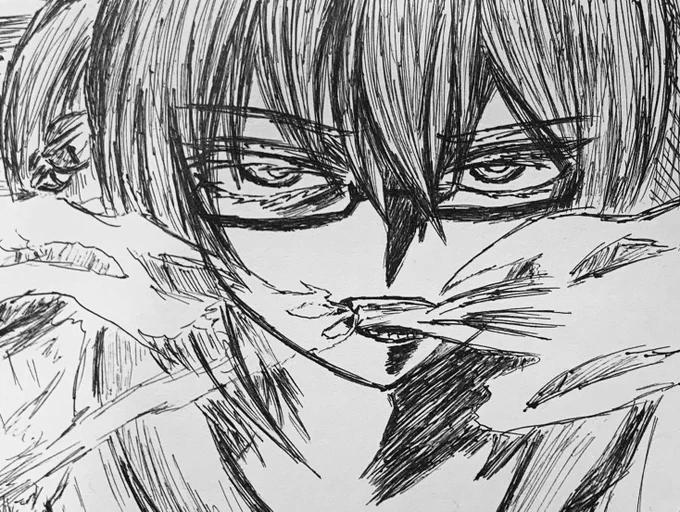 多分今まで描いたボスで
もっとも極悪顔 