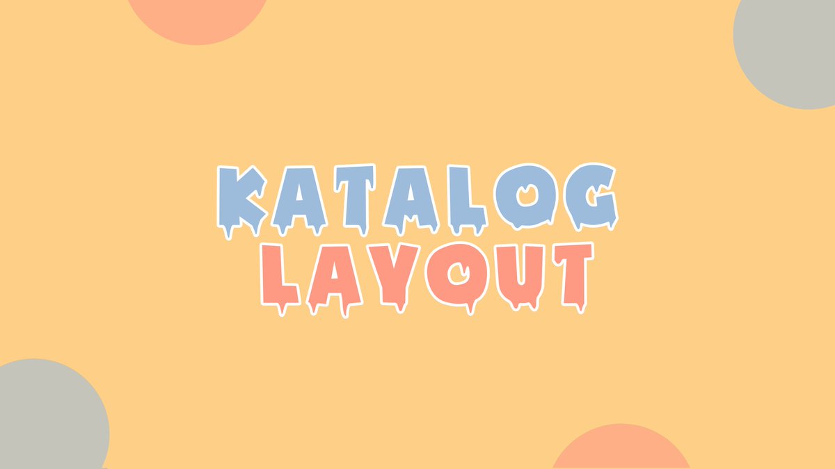 KATALOG LAYOUT / Twitter
