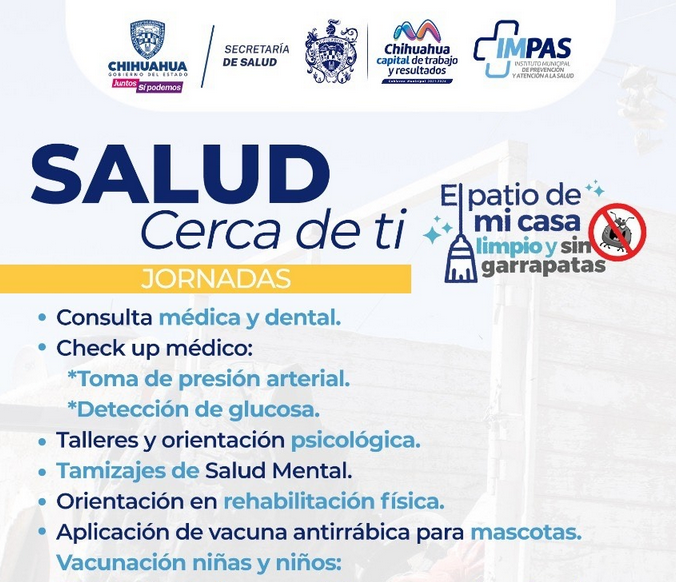 Inspector721's tweet photo. Llevará IMPAS “Jornada de Salud Cerca de Ti” y “Patio de mi Casa” a la colonia Cerro de la Cruz https://t.co/tX0G6FMHmB https://t.co/t1DSQBim51