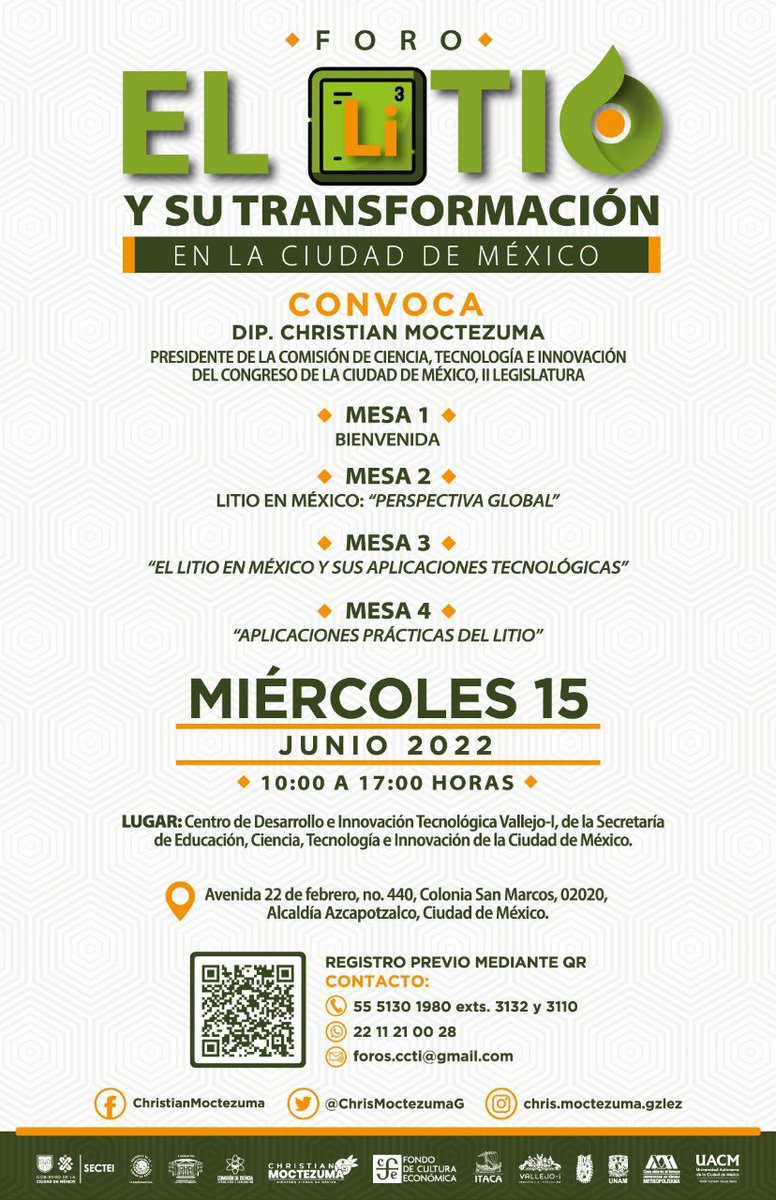 LizCruzMx's tweet photo. @elonmusk I am leading a project of nfts and lithium mines that I would like to talk to you about. tomorrow I will be talking about lithium in this important forum https://t.co/4mZeei9KWu