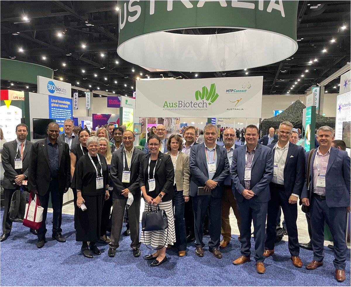 LSQld's tweet photo. #bio2022 is currently providing the opportunity to engage, promote and network face-to-face with world leading experts in the life science industry. Queensland Delegation (photo). #lifesciences @qldhealth @tradeinvestqld #clinicaltrials #biotechnology #localgovernment https://t.co/nN3UcMeP1j