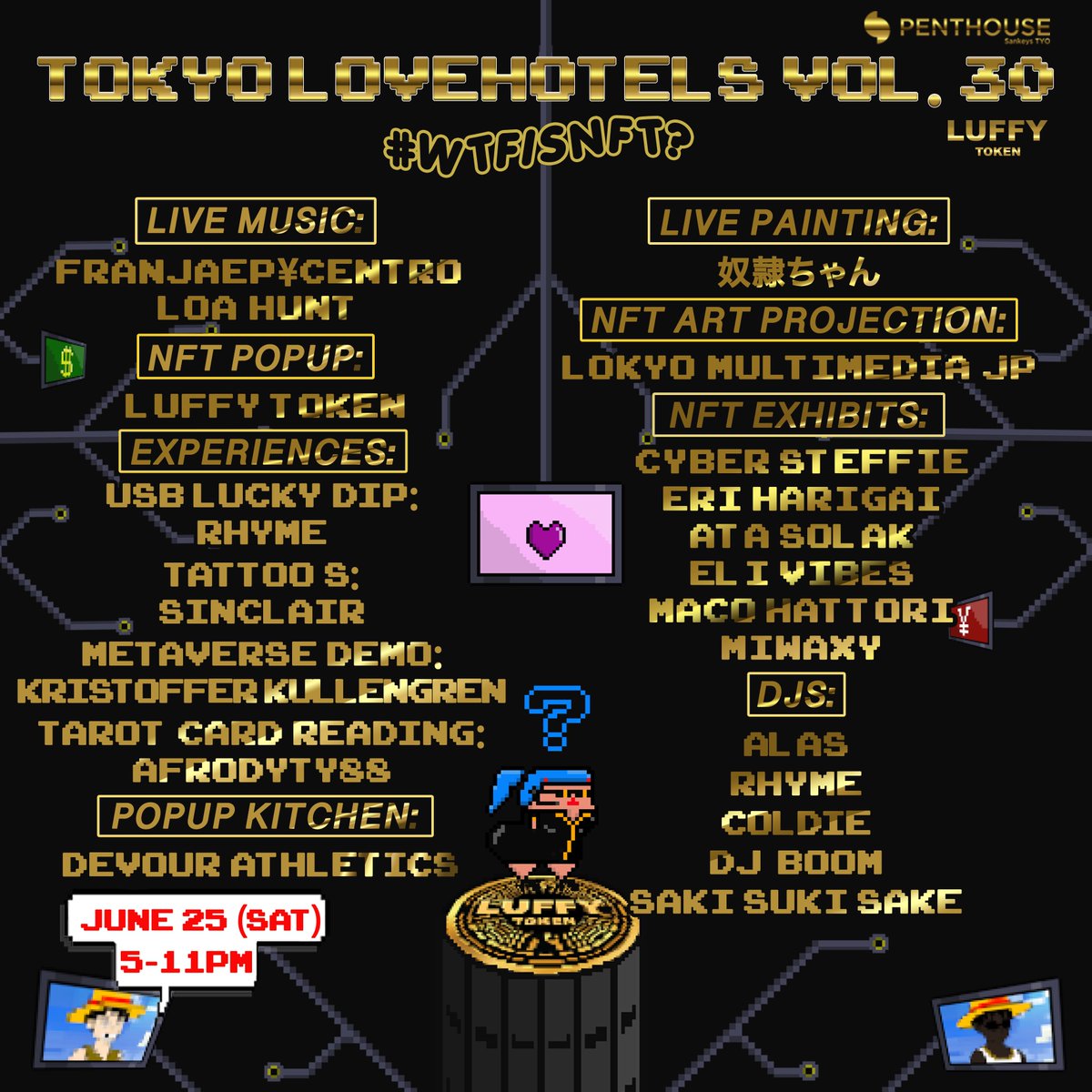MeilaniLand's tweet photo. Ready... Set...Crypto... @luffyinutoken 
Excited to announce our official #LUFFYTOKEN Launch in collaboration with #tokyolovehos
NEXT WEEK, June 25th. #wtfisnft https://t.co/20NF2OJEG9