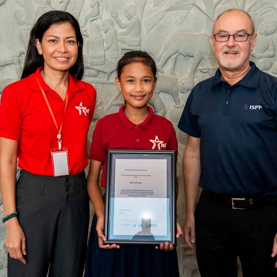 Congrats Ratana*. The recipient of a full-ride scholarship to @ISPPCambodia she will join the international school for the new academic year. We wish our new partner ISPP a safe and restful school holiday and are looking forward to the first semester and a new partnership.
