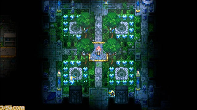 famitsu's tweet photo. 広大な地下世界を探索するサンドボックスゲーム『Core Keeper（コアキーパー）』が本日（6/15）大型アップデート

・待望の日本語対応
・巨大水域を探検できる新バイオームが追加
・ゲームバランスの調整
などを実施

#CoreKeeper

 https://t.co/xAo7wHbHXo https://t.co/wdMwftJKEB