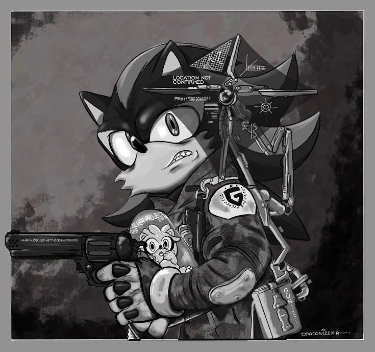 Draconizuka's tweet photo. Based on the drawing by @vitoriacampos5 and the game Death Stranding - The Silver Project
#deathstrandinggame #sonicthehedgehog #shadowthehedgehog #silverthehedgehog #fanart #daddyshadow #babysilver https://t.co/JS58FskJ5T