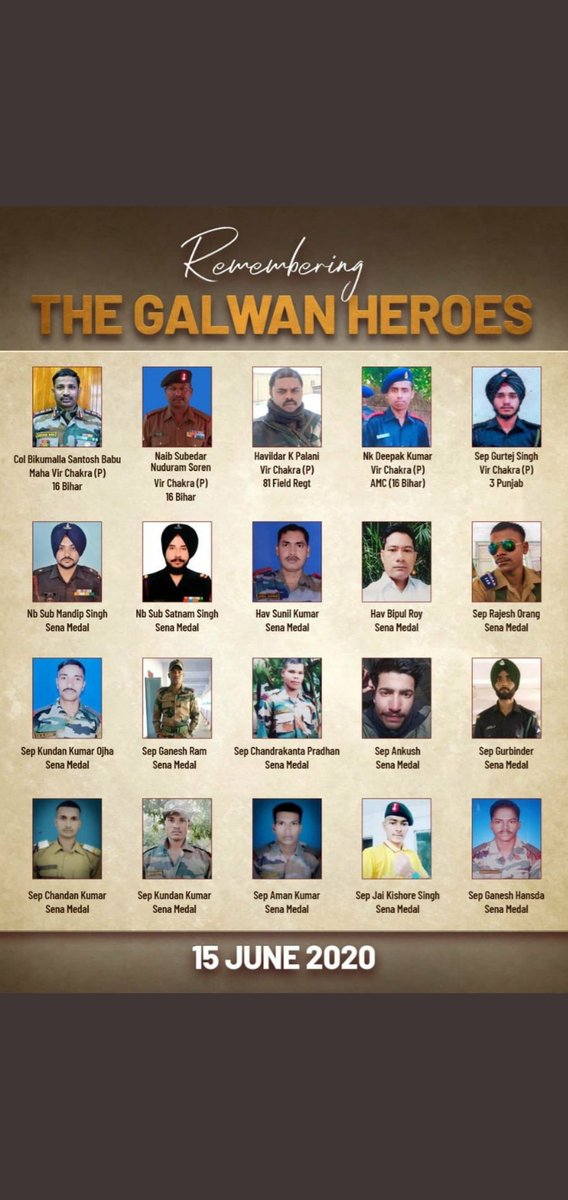 shail_bhatnagar's tweet photo. Galwan key Param Veeron ko naman. 

 #GalwanValley https://t.co/zOXUdHPD26