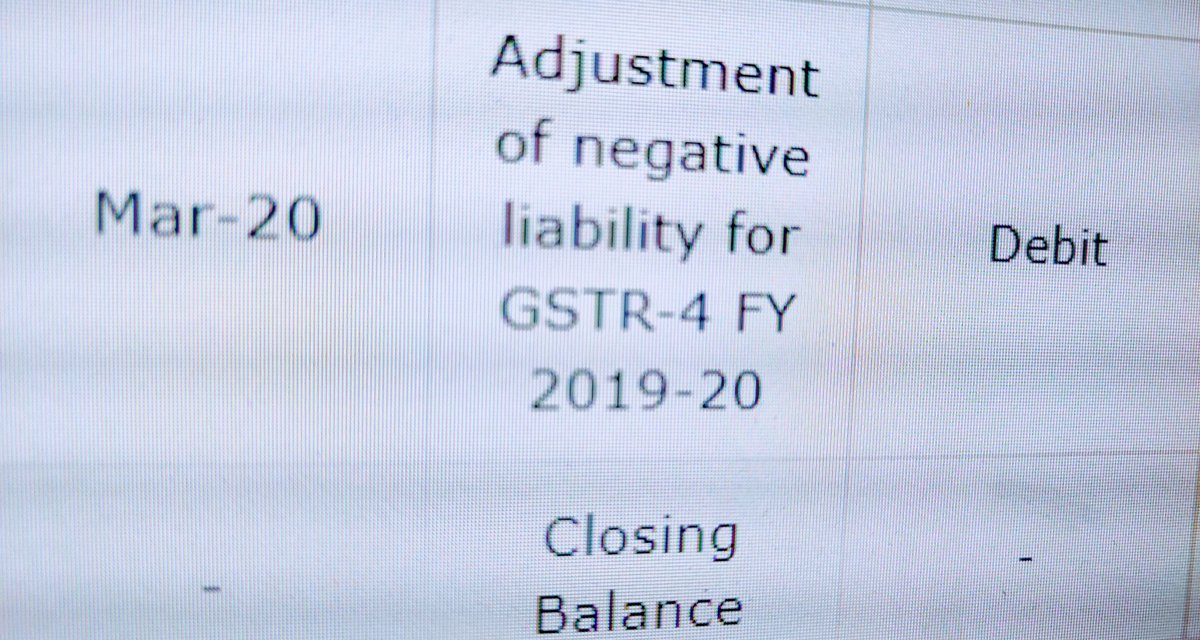 AdvocateBLJain's tweet photo. 25.4.2022 को खड़ी की गई 
NEGATIVE LIABILITY IN CASH LEDGER का कोई हल नहीं निकला और इन्होंने 7.6.22 को 2019-20 भी लाइबिलिटी खड़ी करदी है।
🇮🇳🇮🇳
@cbic_india 
@Infosys_GSTN 
@icsi_cs 
@theicai 
@BimalGST 
@Sudhirhalakhndi 
@dineshwadera 
@abhishekrajaram https://t.co/mcCeJM4XRF