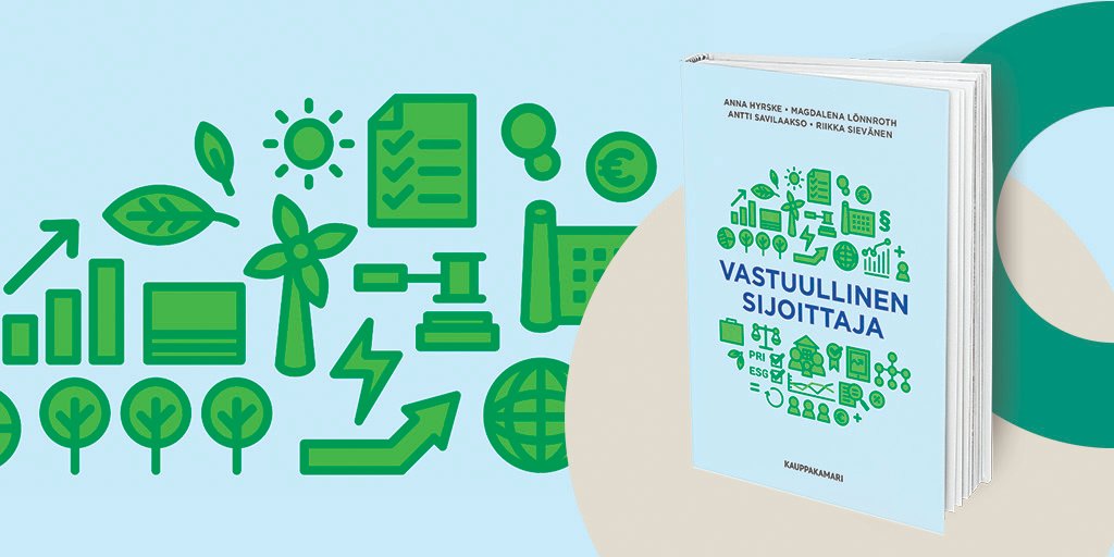"Hyrske &amp; all. kirjoittama Vastuullinen sijoittaja -kirja on kaikenkattava opas selkeyttämään vastuullisen sijoittamisen kokonaisuutta aina alan kehityksestä konkreettisiin työkaluihin asti", todetaan Finsifin blogikirjoituksessa. bit.ly/3Oj9kM7 #vastuullinensijoittaja