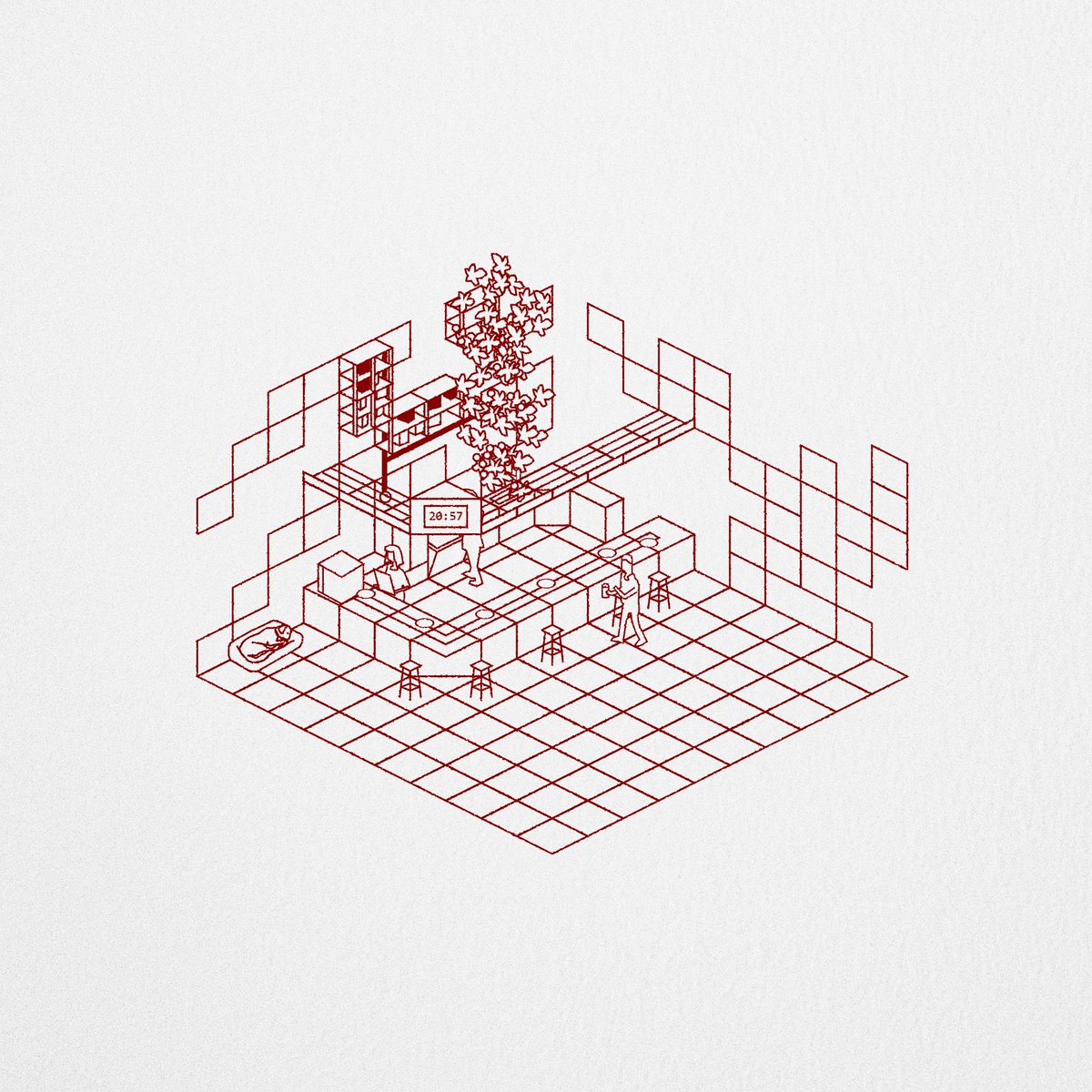 NFTMuseumSC's tweet photo. Thank you to curated artist @anaglyph_ic for their generous drop. 3 FREE #NFTs -> Marie's New Cafe - Red, Marie's New Cafe - Blue &amp; Marie's New Cafe - Black on #versum. Be on the lookout for breaking news about the museum and the https://t.co/Cx28SrbJsl 👀#FreeNFT #anaverse https://t.co/5MoAEpsYix