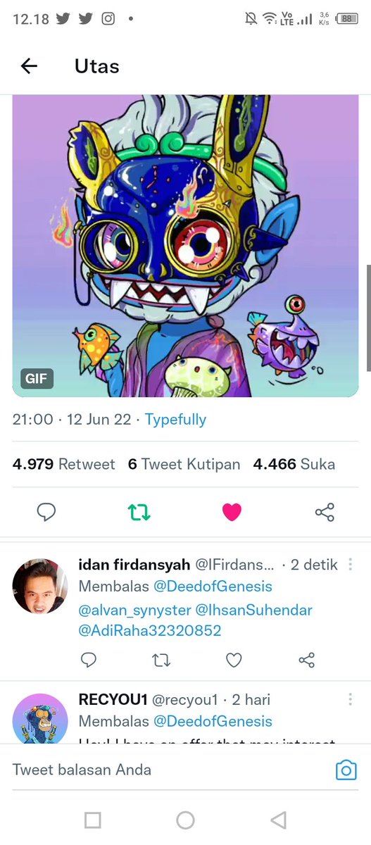 IFirdansyah's tweet photo. @GiveAwayHost Done https://t.co/vk1cVNu96d