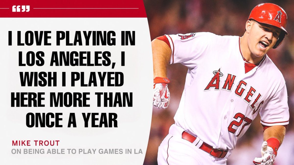 DoyersDave's tweet photo. Trout wants to be a Dodger? 👀 https://t.co/WBo3PMWz2j