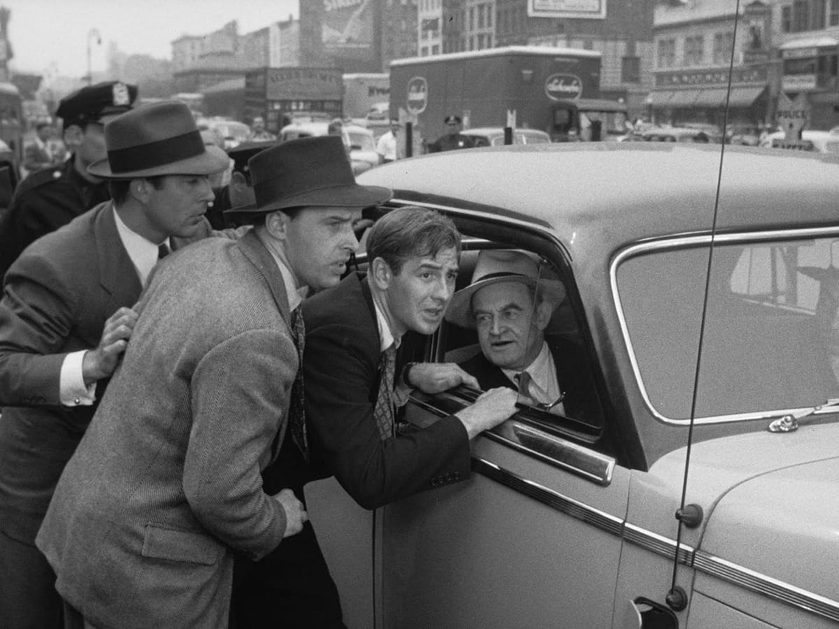 The Naked City (1948) follows two NYPD detectives as they attempt to unravel a complex blackmail scheme that’s left a trail of bodies across the city. Really remarkable how well everything aged. Full of great street footage of post-WW2 New York.