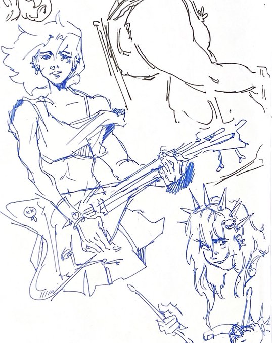 sketchbook sillies and my friends rendition of sasha 